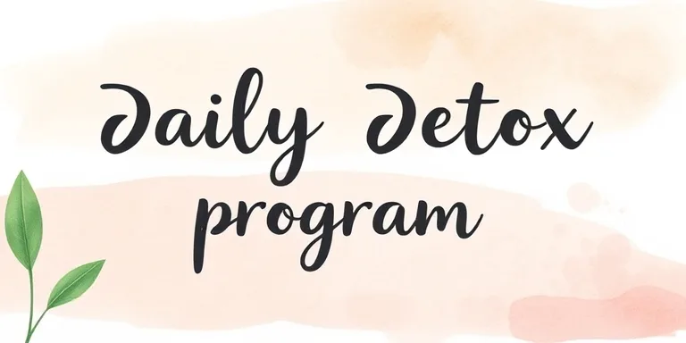 3 Gunluk Detoks Programi